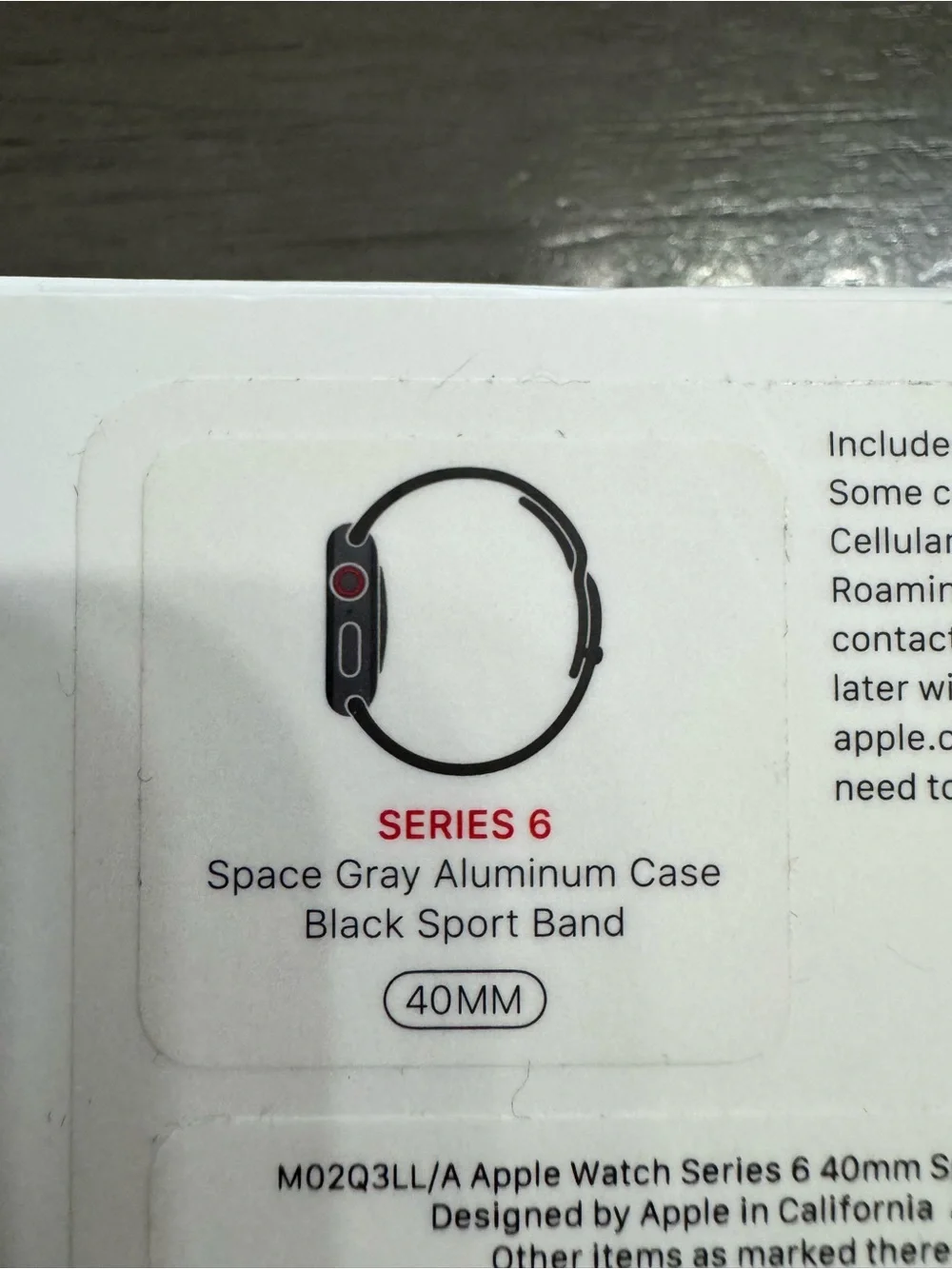 Apple watch series 6